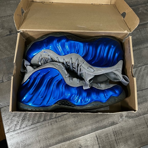 Nike Air Foamposite Sport Royal Blue Sz 14 - Picture 5 of 6
